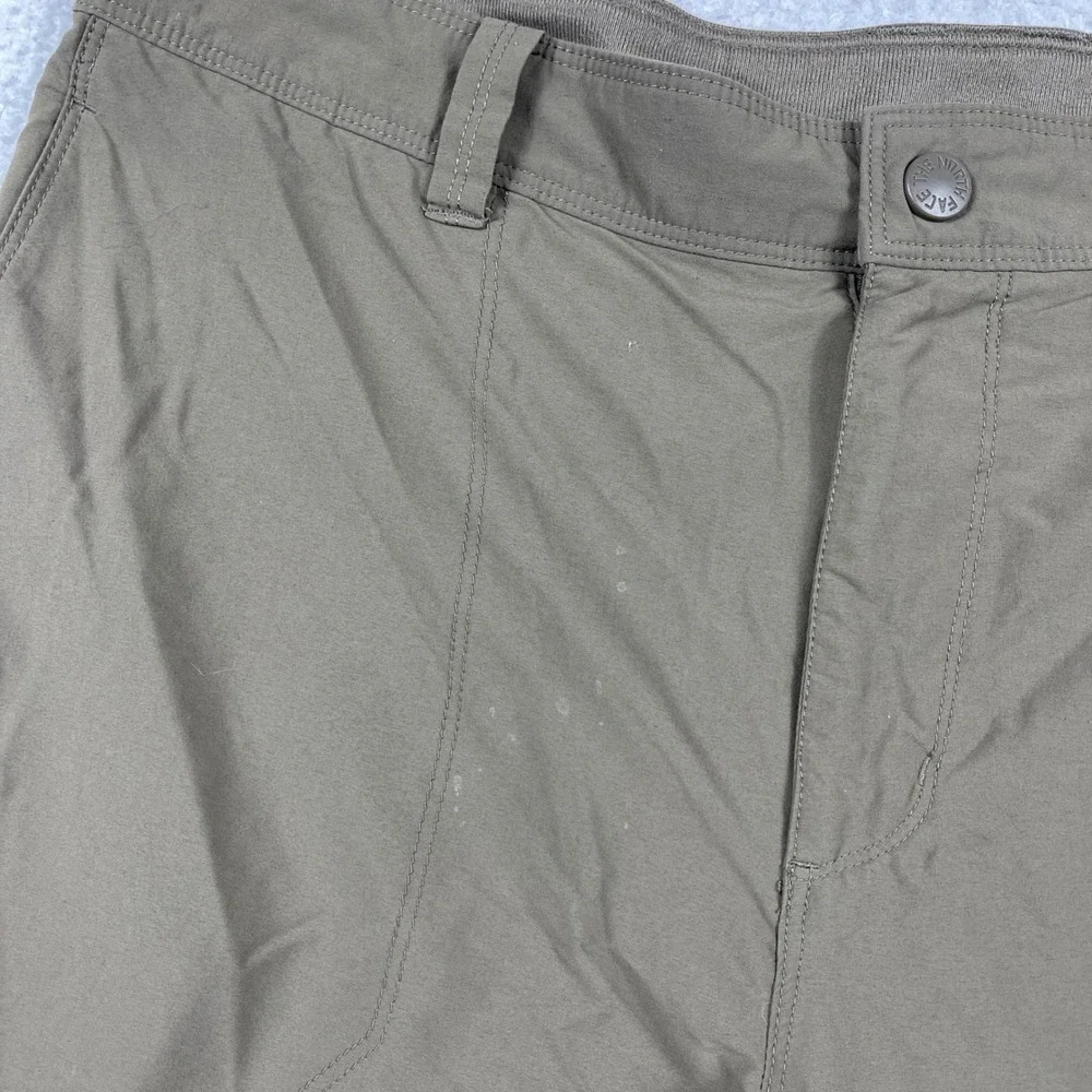 The North Face Shorts Mens 36 Olive Brown Hiking‎ Cargo Stretch Outdoor Trail